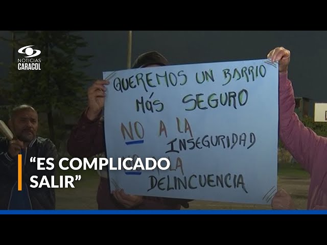 ⁣Comunidad en Engativá, cansada de la delincuencia, hace propuesta al alcalde Galán