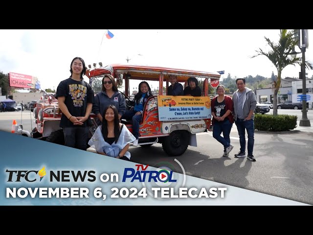 ⁣TFC News on TV Patrol | November 6, 2024