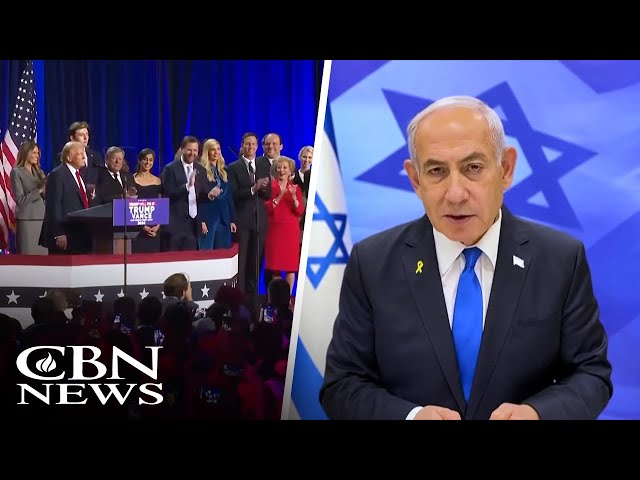 ⁣Netanyahu Congratulates Trump on 'Huge' Victory