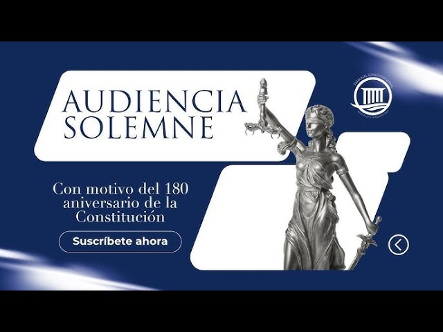 ⁣ENVIVO | Audiencia Solemne 180 Aniversario Constitución