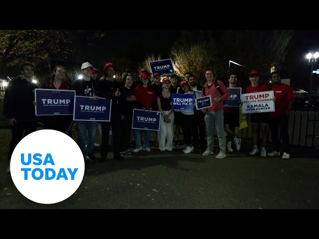 ⁣Americans react to Donald Trump's presidential election win | USA TODAY