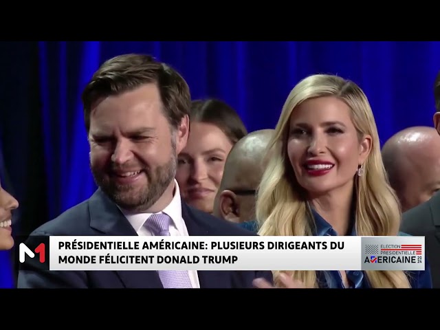 ⁣Présidentielle américaine : Plusieurs dirigeants du monde félicitent Donald Trump