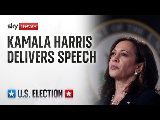 ⁣Watch live: Kamala Harris delivers speech after election defeat