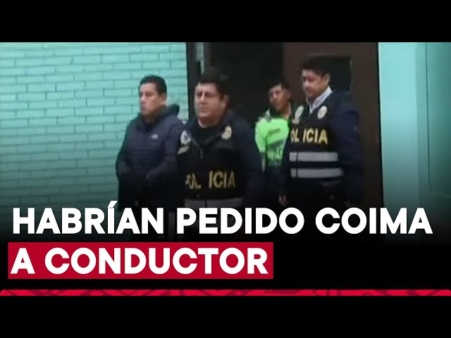 ⁣Detienen al jefe de la comisaría de Apolo y dos suboficiales por presuntamente cobrar coima