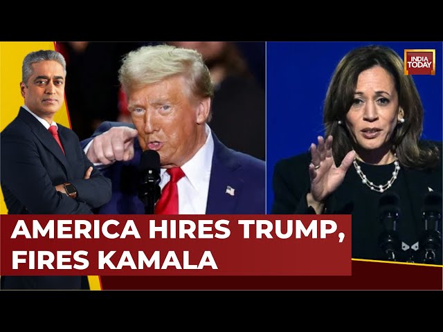 ⁣US Election Results LIVE NEWS: Donald Trump Wins US Polls | NewsToday with Rajdeep Sardesai LIVE