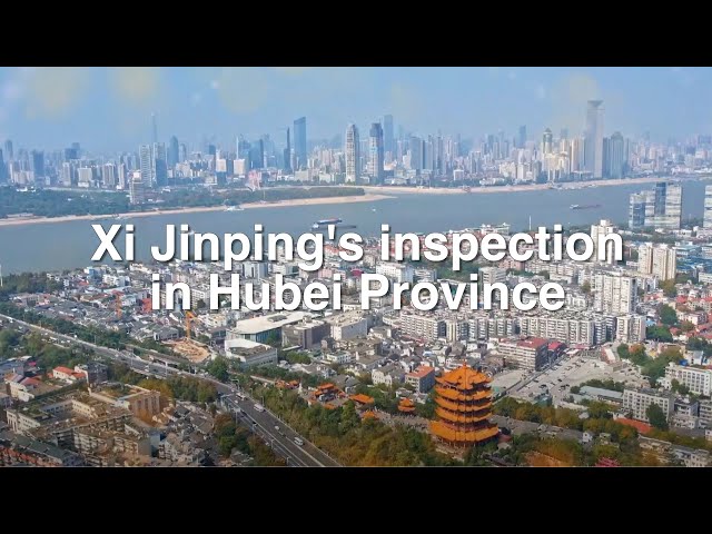 ⁣Xi Jinping's inspection in Hubei Province