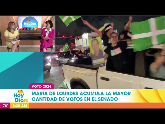 ⁣María De Lourdes Santiago agradecida por el primer lugar como senadora por acumulación