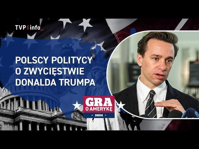 ⁣Reakcje polskich polityków na zwycięstwo Donalda Trumpa | WYBORY W USA