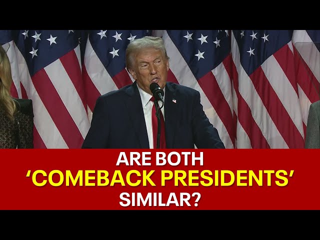 ⁣Do the two 'comeback presidents' have similar stories?