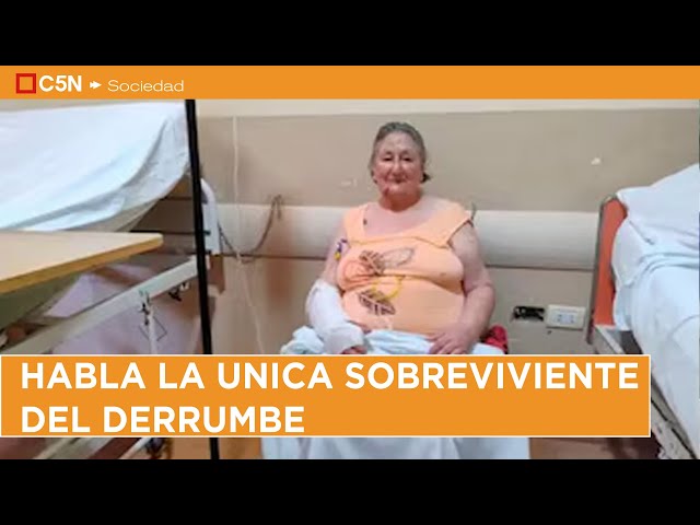 ⁣HABLA JOSEFA, la ÚNICA SOBREVIVIENTE del DERRUMBE: "TUVE la CERTEZA que me IBAN a ENCONTRAR&quo