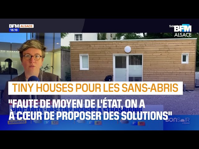 ⁣Strasbourg: l'installation de tiny houses pour sans-abris fait débat