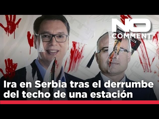 ⁣NO COMMENT: Indignación en Serbia tras el derrumbe del techo de la estación de tren Novi Sad