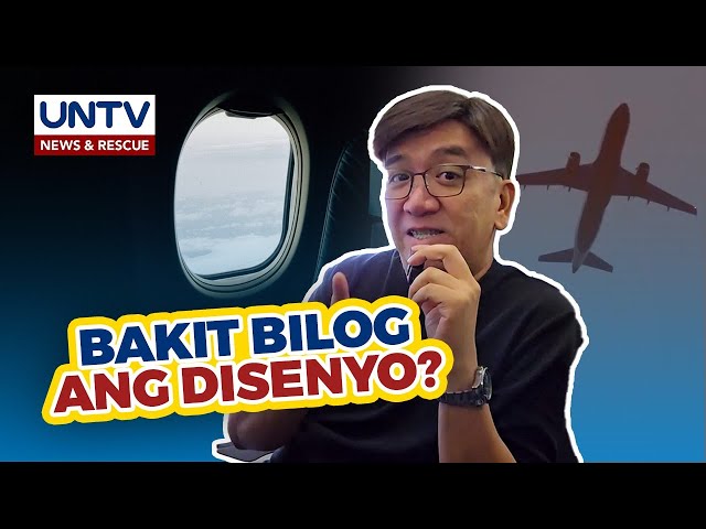 ⁣ALAMIN: Bakit bilugan ang hugis o disensya ng mga bintana ng eroplano?