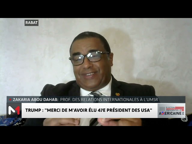 ⁣Victoire de Trump : "Un raz-de-marée rouge n´était pas prévisible", selon Zakaria Aboudaha