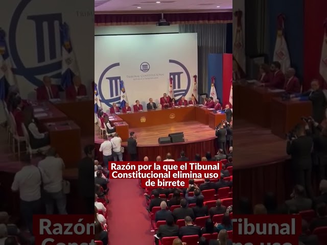 ⁣Razón por la que el Tribunal Constitucional elimina uso de de birrete