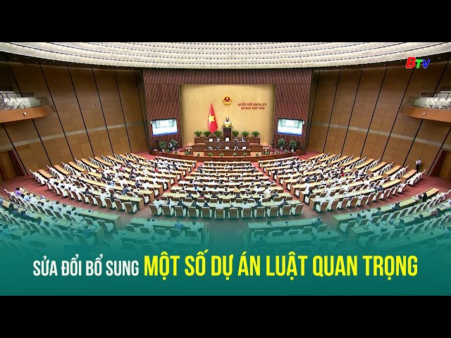 ⁣Sửa đổi bổ sung một số dự án Luật quan trọng