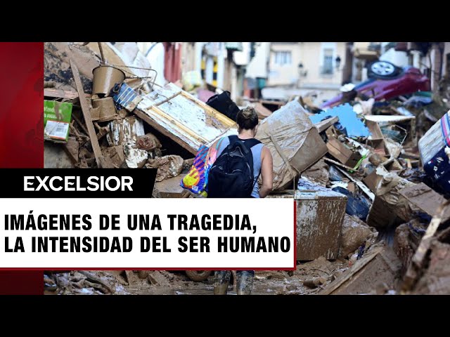 ⁣Imágenes que muestran la magnitud de la devastación en Valencia