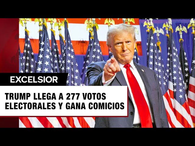 ⁣Donald Trump gana las elecciones presidenciales de EE.UU