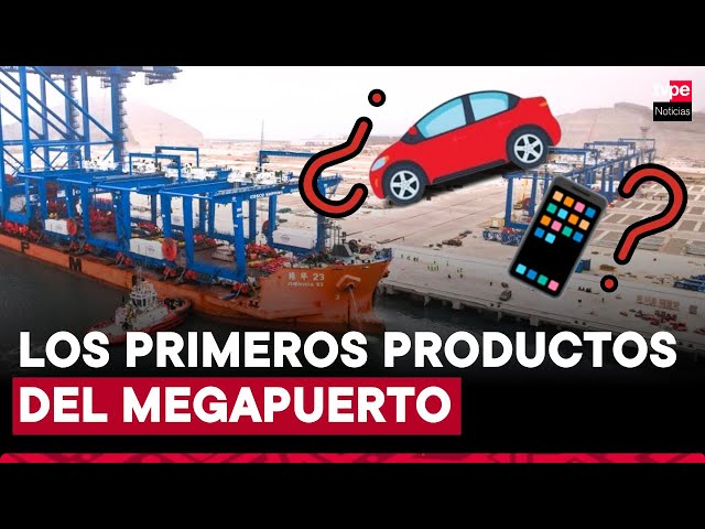 ⁣Megapuerto de Chancay: ¿cuáles serán los primeros productos que recibirá el imponente proyecto?