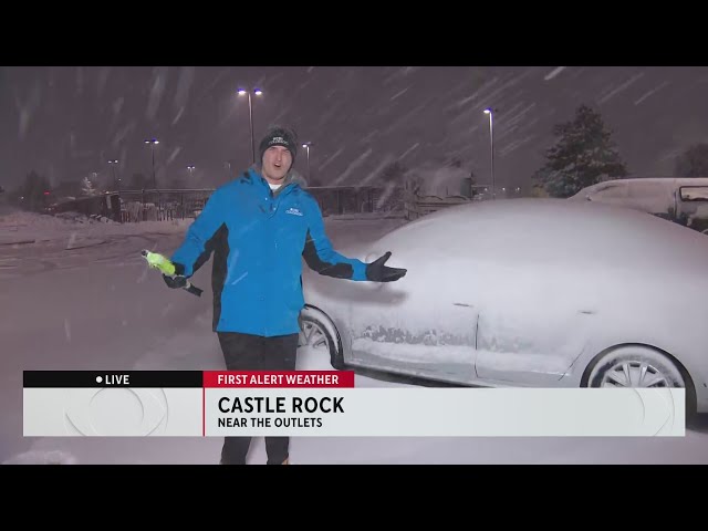 ⁣First Alert Weather Tracker follows the snow falling along the Front Range