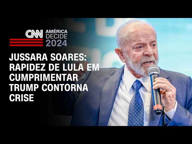 ⁣Jussara Soares: Rapidez de Lula em cumprimentar Trump contorna crise | CNN 360º