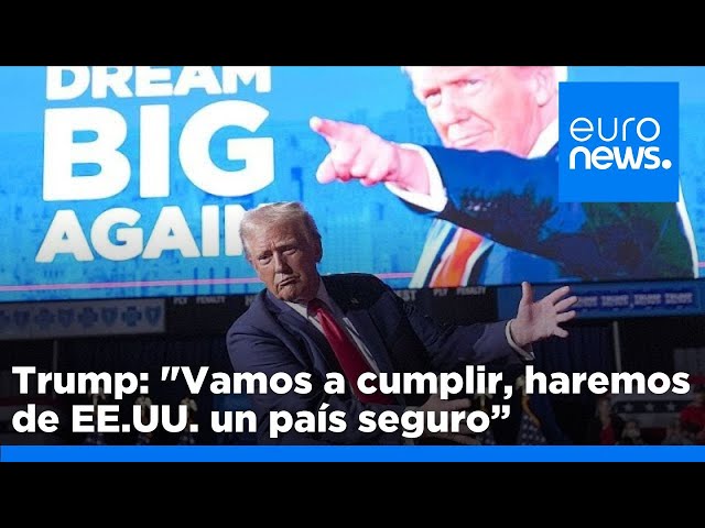 ⁣Trump: "Vamos a cumplir nuestra promesa, volveremos a hacer de EE.UU. un país seguro"