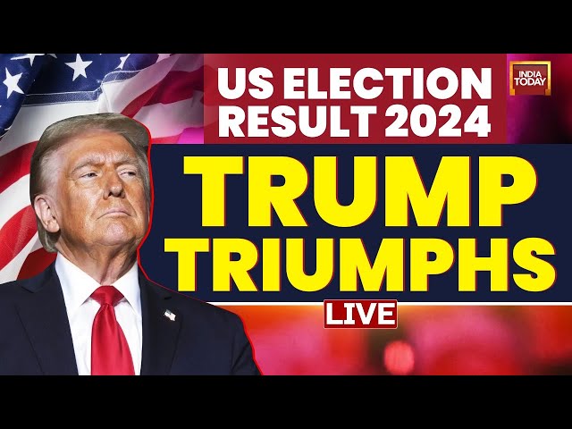 ⁣US Election Results LIVE: Donald Trump Set To Become 47th US President | Kamala Harris Updates