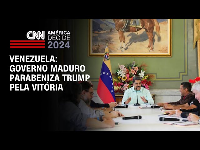 ⁣Venezuela: Governo Maduro parabeniza Trump pela vitória | CNN 360º