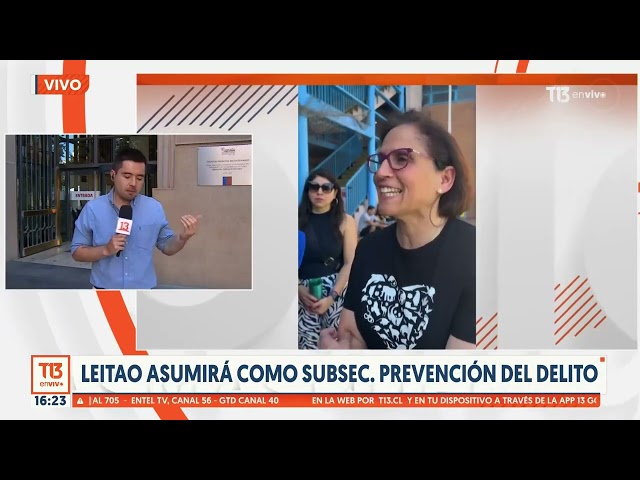 ⁣Carolina Leitao asumirá como subsecretaria de Prevención del Delito