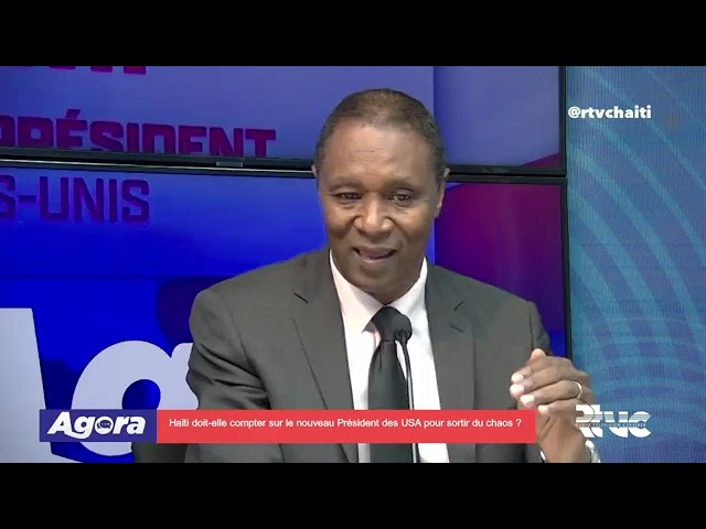 ⁣Exposé de Clarens RENOIS à l'émission AGORA autour de la question : Haïti doit-elle compter sur