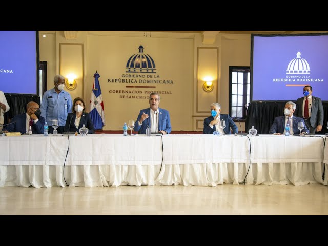 ⁣ ENVIVO | Rueda de Prensa - Consejo de Ministros y Directores - Provincia de San Cristóbal.