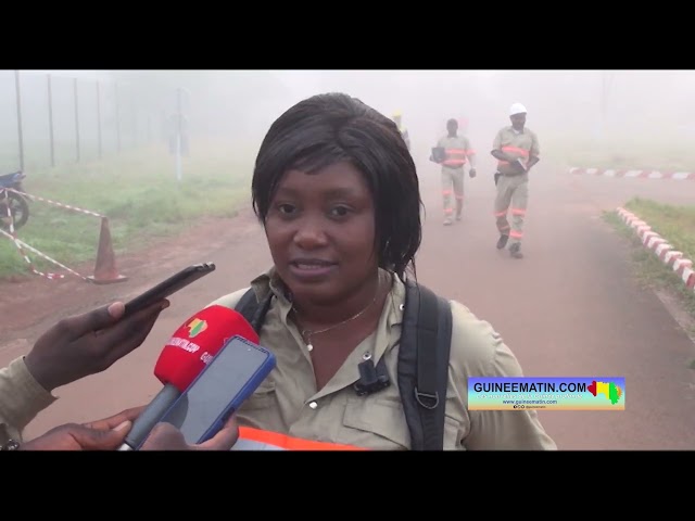 ⁣Santé et Développement durable: la CBG organise une journée de travail sans voiture à Kamsar (Boké)