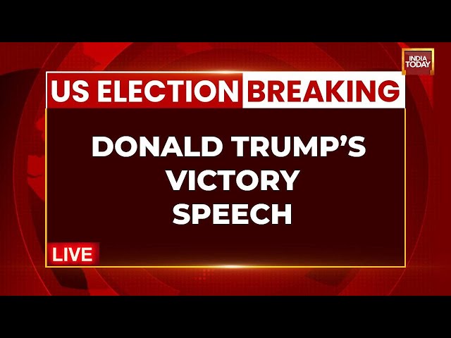 ⁣US Election Results LIVE: Trump First Remarks After Vote Counting | Trump Addresses | US News