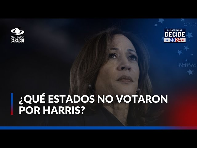 ⁣Estos son los estados bisagra que le dieron la espalda a Kamala Harris