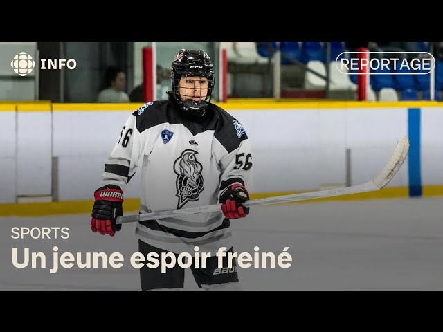 ⁣Le neveu de Gino Odjick freiné dans son développement