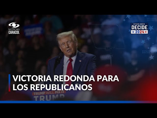 ⁣Victoria redonda para Donald Trump en Estados Unidos: ganó en todos los frentes