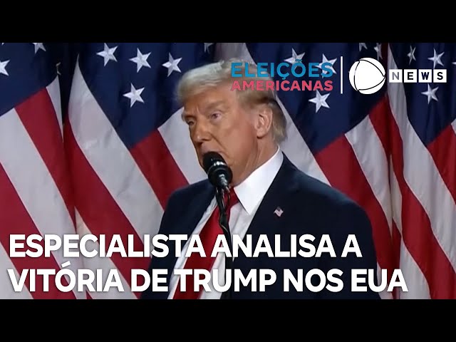 ⁣Especialista analisa os detalhes e a repercussão da vitória de Trump nos EUA