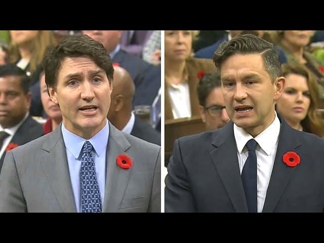 ⁣Trudeau and Poilievre debate inflation and the cost of living after U.S. election results