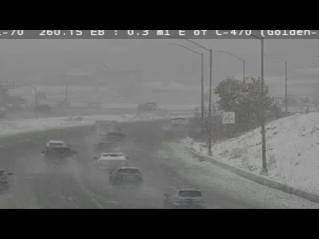 ⁣Portions of I-70 closed across Colorado due to crashes, winter driving conditions