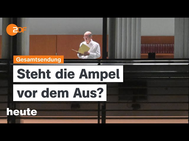 ⁣heute 19:00 Uhr vom 06.11.2024: Zukunft Ampelkoalition, US-Wahl, deutsche Reaktionen auf Trumps Sieg