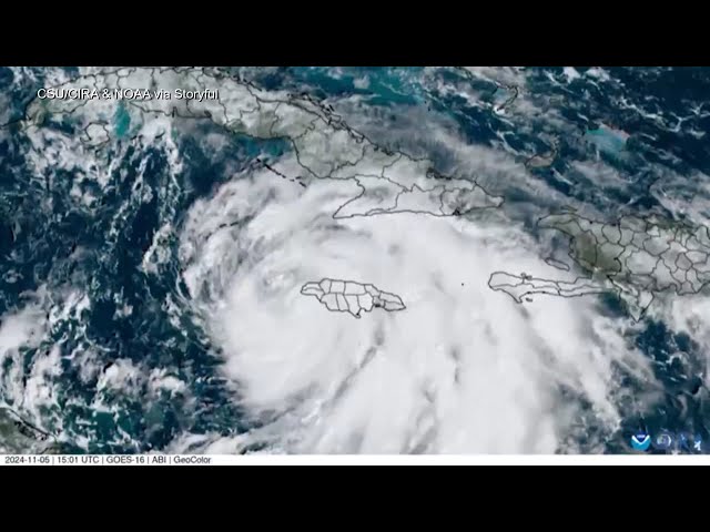 ⁣Hurricane Rafael strengthens to a category 3 barreling towards Cuba | Quickcast