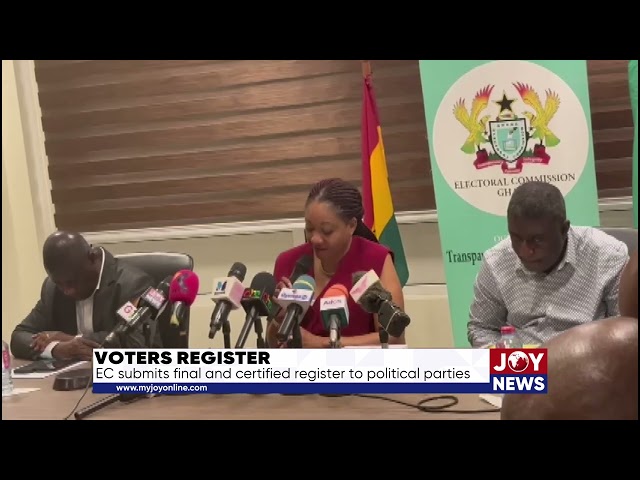 ⁣Voters register: EC submits final and certified register to political parties