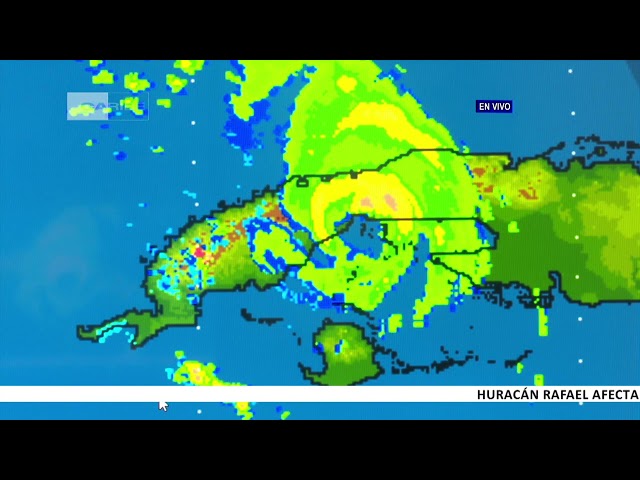 ⁣Cuba: A esta hora, evolución e impactos del Huracán Rafael. 4:08pm