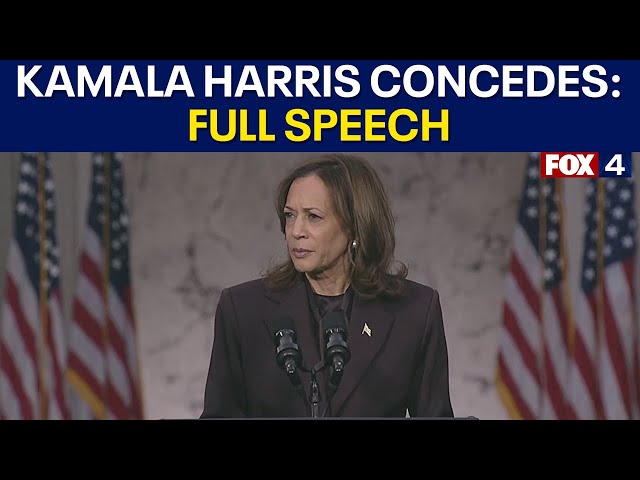 ⁣Kamala Harris Concedes: FULL SPEECH