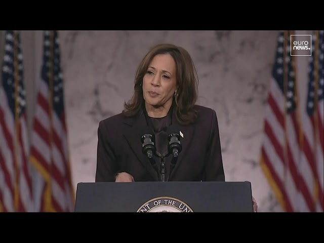 ⁣ LIVE | VP Kamala Harris speech after Presidential Election defeat to Donald Trump