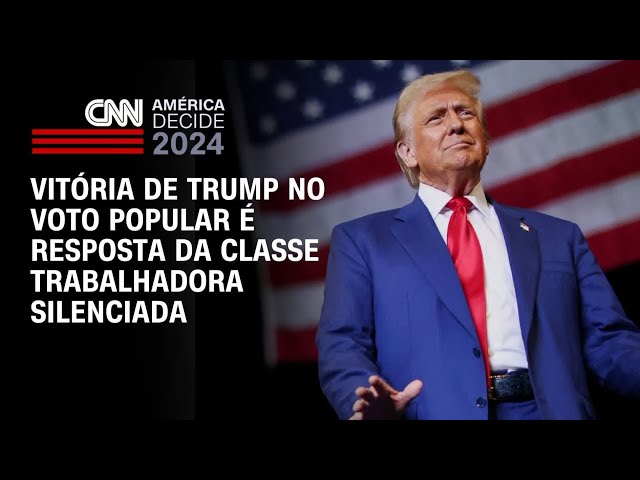 ⁣Vitória de Trump no voto popular é resposta da classe trabalhadora silenciada | CNN ARENA