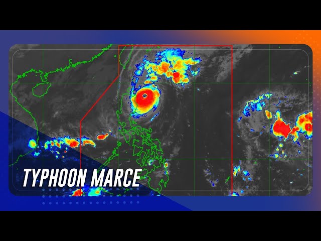 ⁣Signal 4 up in parts of northern Luzon as typhoon Marce churns closer