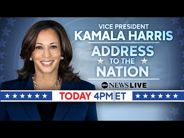 ⁣LIVE: VP Kamala Harris addresses nation after conceding election to President-elect Donald Trump