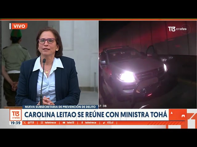 ⁣Carolina Leitao tras asumir como sub. de Prevención del Delito: "Voy a entregar todo"