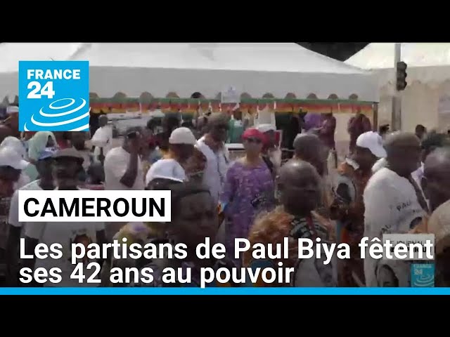 ⁣Cameroun : les partisans de Paul Biya fêtent ses 42 ans au pouvoir • FRANCE 24